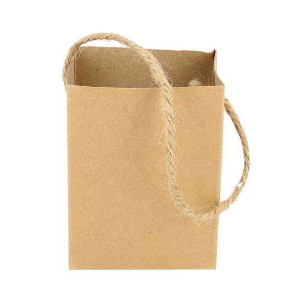 Sac en papier avec mousse - 7 x 5 x 9,5 cm