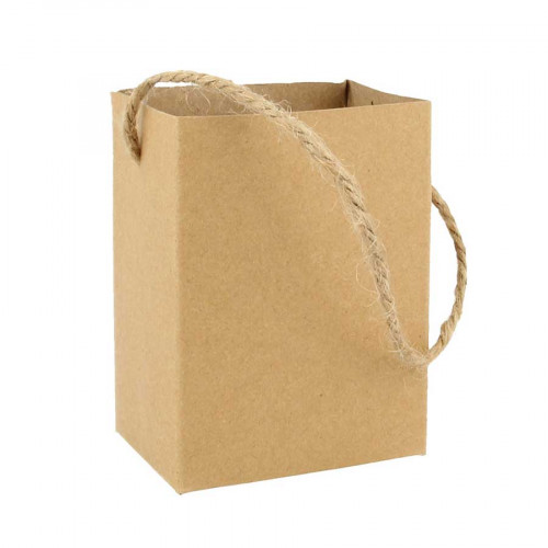 Sac en papier avec mousse - 7 x 5 x 9,5 cm
