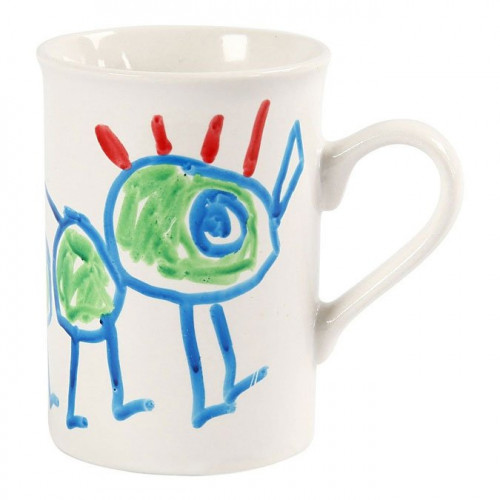 Tasse droite avec poignée - 10 cm