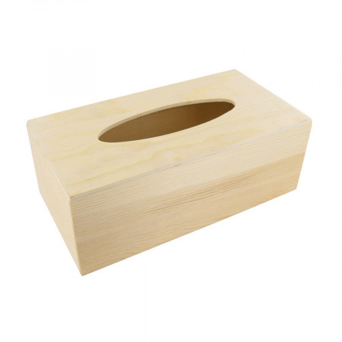 Boîte à mouchoirs en bois - 25 x 13 x 9 cm