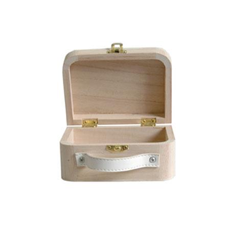 Support à décorer en bois - Valise 13 x 9 x 5,5 cm