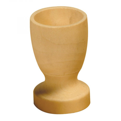 Coquetier en bois classique - 7 cm
