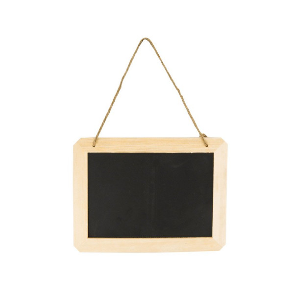 Ardoise à suspendre - rectangulaire - 25 x 15,5 x 1 cm