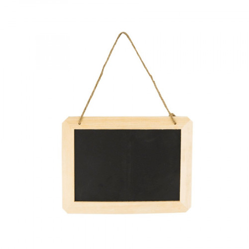 Ardoise à suspendre - rectangulaire - 25 x 15,5 x 1 cm