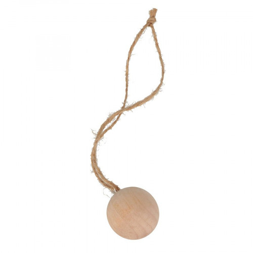 Boules en bois à suspendre - 3 cm - 3 pcs