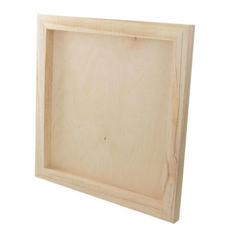 Support à décorer en bois - Châssis en bois - 30 x 30 cm