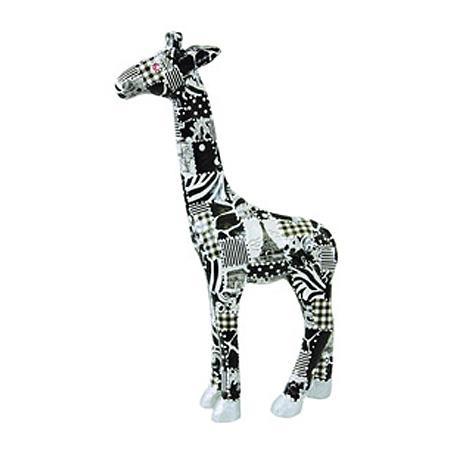 Support à décorer en papier mâché - Mini girafe - h. 15,5 cm