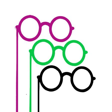 Grosses store lunettes rondes