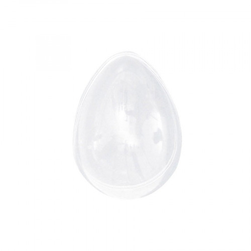 Œuf transparent en plastique - 10 x 7 cm