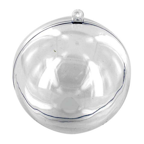 Boule transparente séparable - 7 cm - 1 pcs