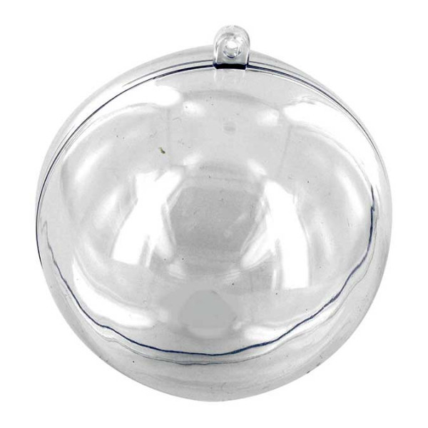 Boule transparente séparable - 14 cm - 1 pcs
