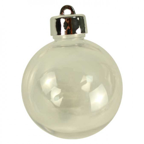 Boules en plastique avec bouchon à visser - 6 cm - 4 pcs