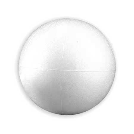 Boule en polystyrène - Ø 10 cm