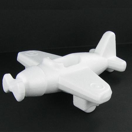 Polystyrène - Avion - 16 x 15 x 3.6 cm