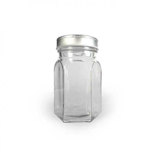 Pot en verre - Carré - 500 ml - 11 - Scrapmalin