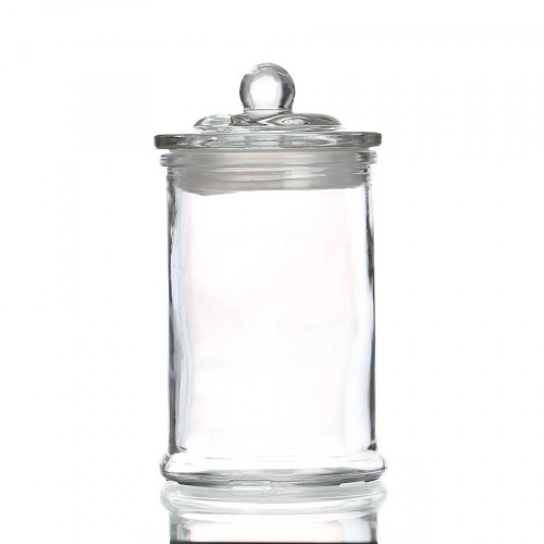 Bonbonnière en verre - Ø 10 cm x 18 cm