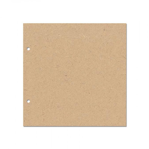 Objet en bois médium - Mini Album Bonhomme de Neige - 16 x 16 cm