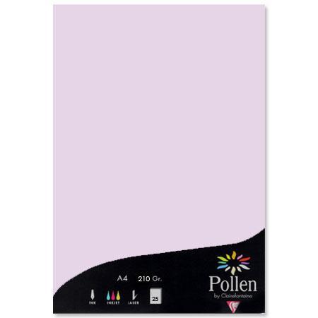 Pollen - 25 feuilles papier A4 210 g - Lilas