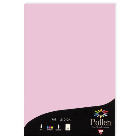Pollen - 25 feuilles papier A4 210 g - Rose dragée