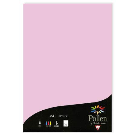 Pollen - 50 feuilles papier A4 120 g - Rose dragée