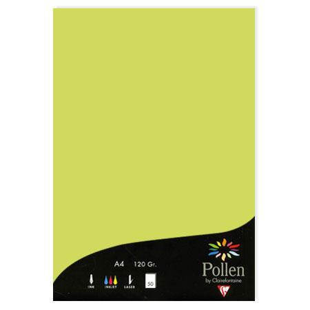 Pollen - 50 feuilles papier A4 120 g - Vert bourgeon