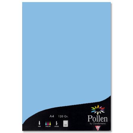 Pollen - 50 feuilles papier A4 120 g - Bleu lavande