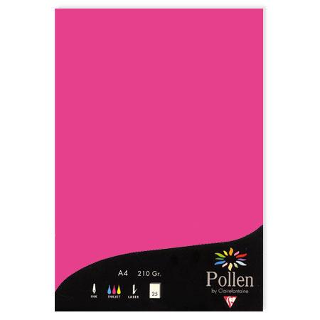 Pollen - 25 feuilles papier A4 210 g - Rose fuchsia