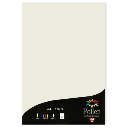 Pollen - 50 feuilles papier A4 120 g - Gris perle