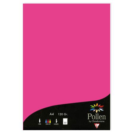 Pollen - 50 feuilles papier A4 120 g - Rose fuchsia