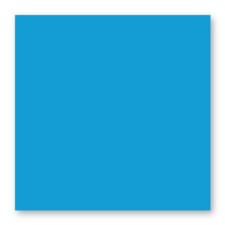 Pollen - 25 cartes carrées 13.5 x 13.5 cm - Bleu turquoise
