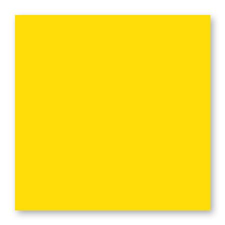 Pollen - 25 cartes carrées 13.5 x 13.5 cm - Jaune soleil