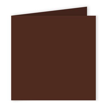 Pollen - 25 cartes doubles carrées 13.5 x 13.5 cm - Cacao