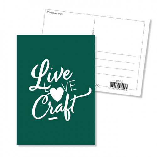 Carte postale - Live Love Craft