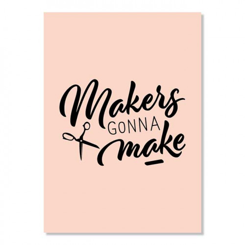 Carte postale - Makers gonna make