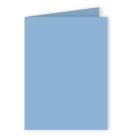 Pollen - 25 cartes doubles rectangulaires 11 x 15.5 cm - Bleu lavande