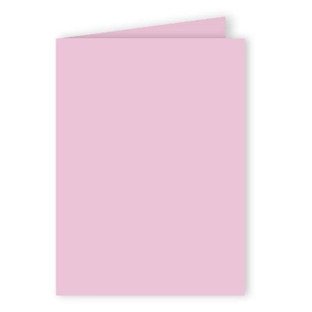 Pollen - 25 cartes doubles rectangulaires 11 x 15.5 cm - Rose dragée