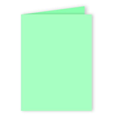 Pollen - 25 cartes doubles rectangulaires 11 x 15.5 cm - Vert jade