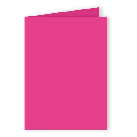 Pollen - 25 cartes doubles rectangulaires 11 x 15.5 cm - Rose fuchsia