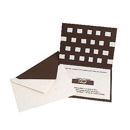 Vergé de France - 25 enveloppes doublées - extra blanc