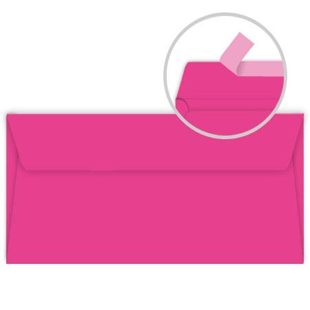 Pollen - 20 enveloppes rectangulaires 11 x 22 cm - Rose fuchsia