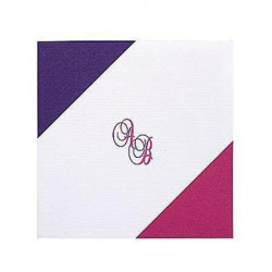 Vergé de France - 25 enveloppes doublées - extra blanc