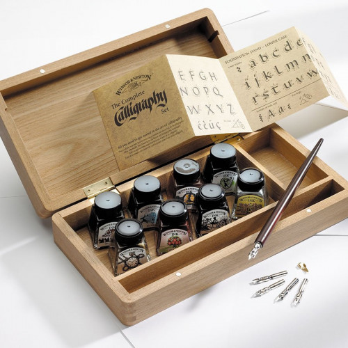 Coffret bois Calligraphie