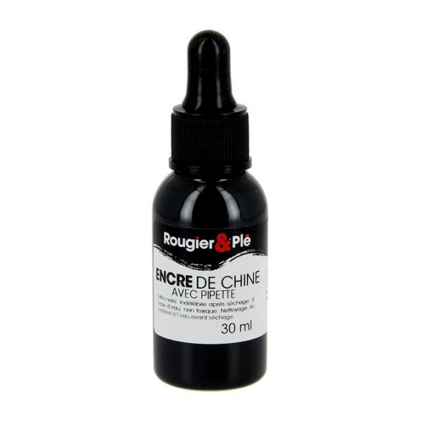 Encre de Chine avec pipette - 30 ml