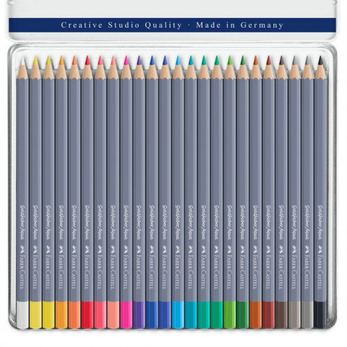 24 crayons de couleur aquarellables GoldFaber Aqua