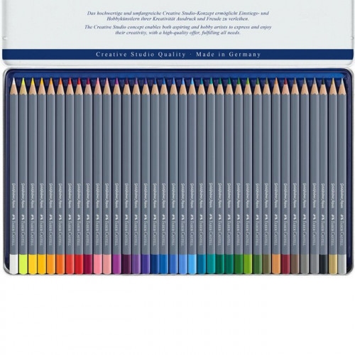 36 crayons de couleur aquarellables GoldFaber Aqua