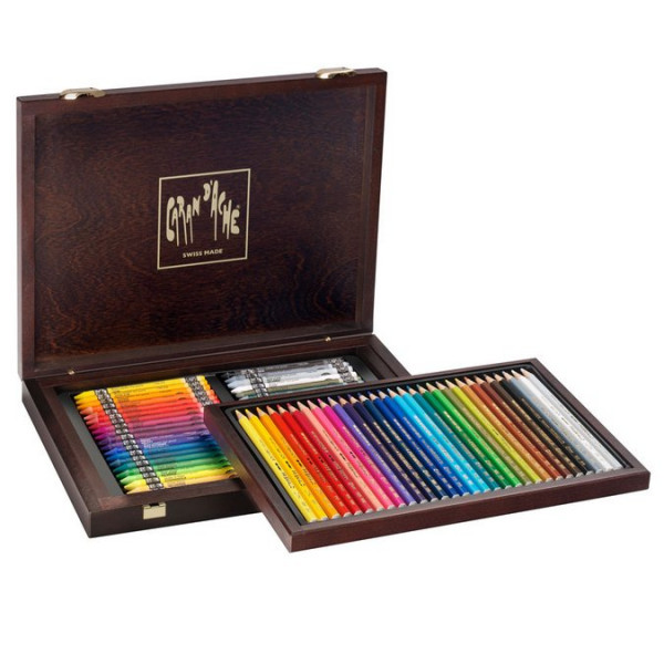 Coffret cadeau de 30 crayons Prismalo et 40 pastels Neocolor II