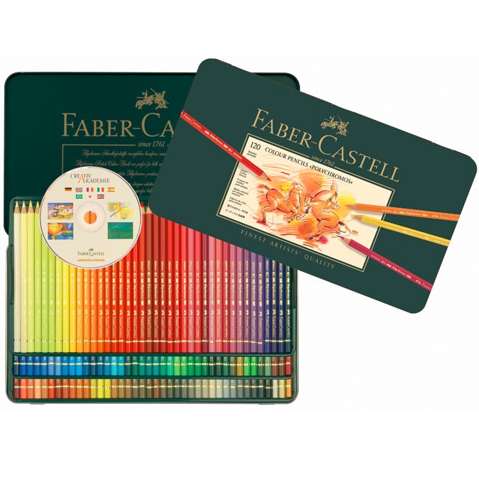 Coffret de 36 crayons de couleur Polychromos - Scrapmalin