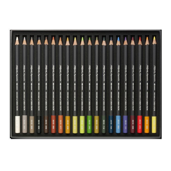 Assortiment de 20 crayons Museum aquarellables - Paysage
