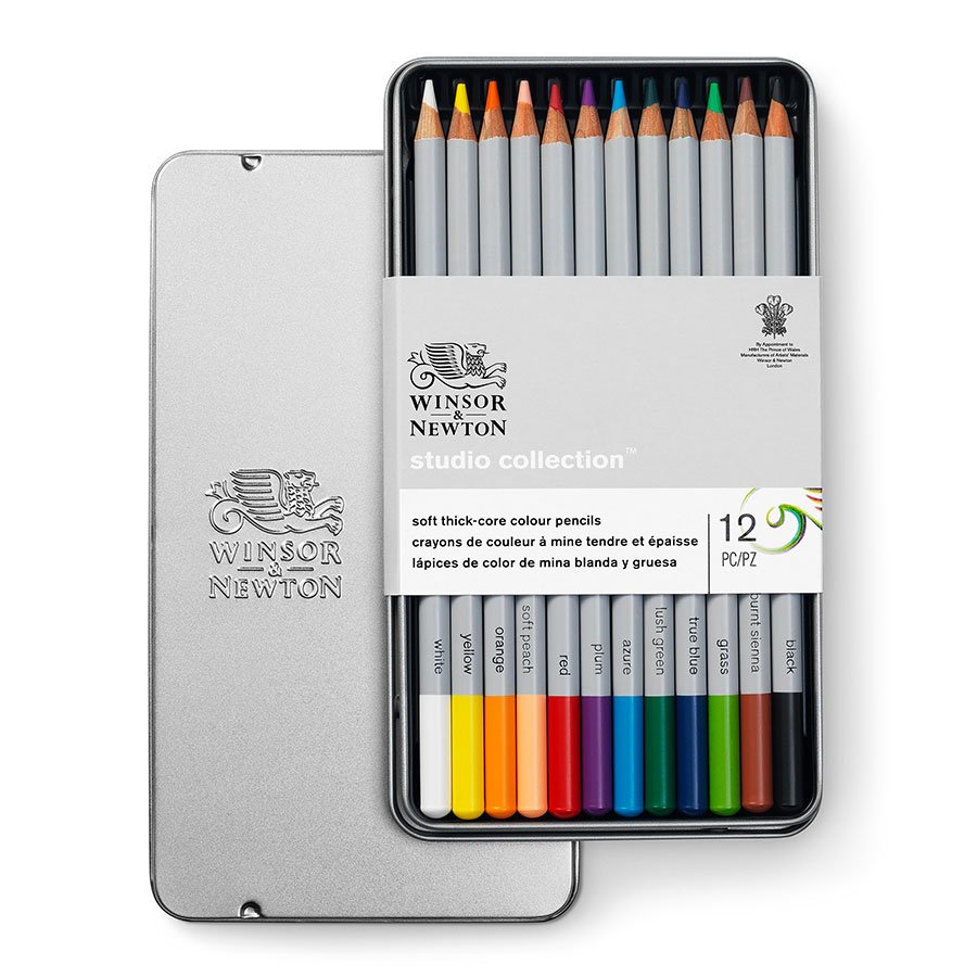 Set de 12 crayons de couleur Studio