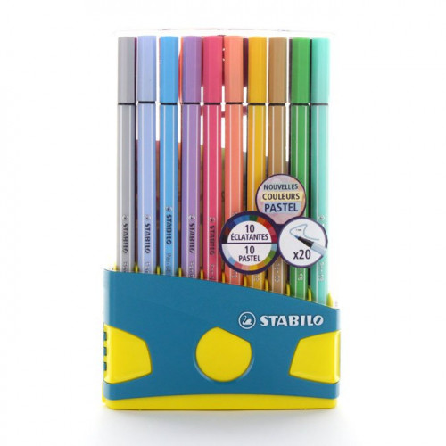 Feutre Pen 68 Pastellove 15 couleurs - Scrapmalin